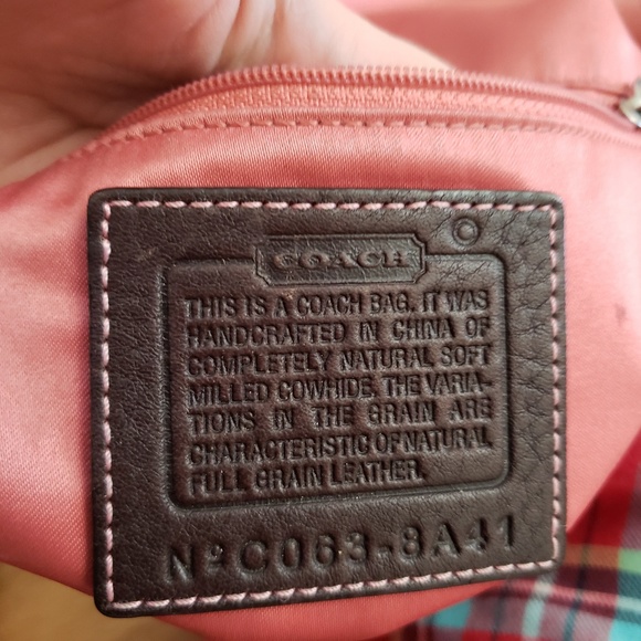 Coach Vintage Shoulder Bag Pebbled Leather - Picture 6 of 8